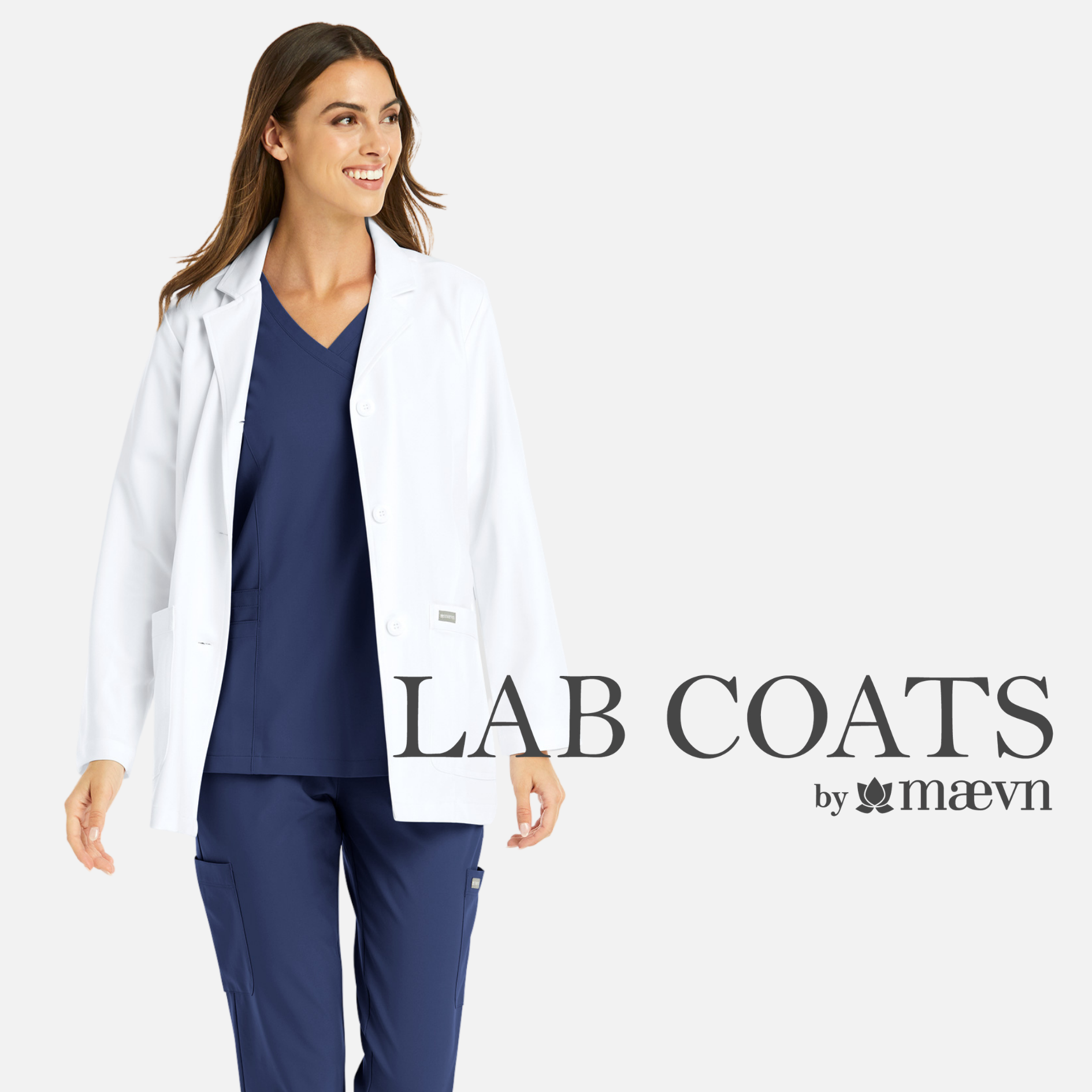 Bata de Laboratorio Antifluidos  Dama Corta