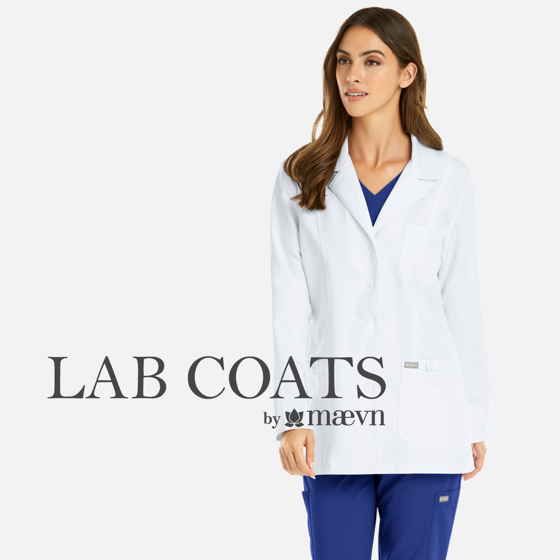 Bata de Laboratorio Antifluidos Dama Corta Broche